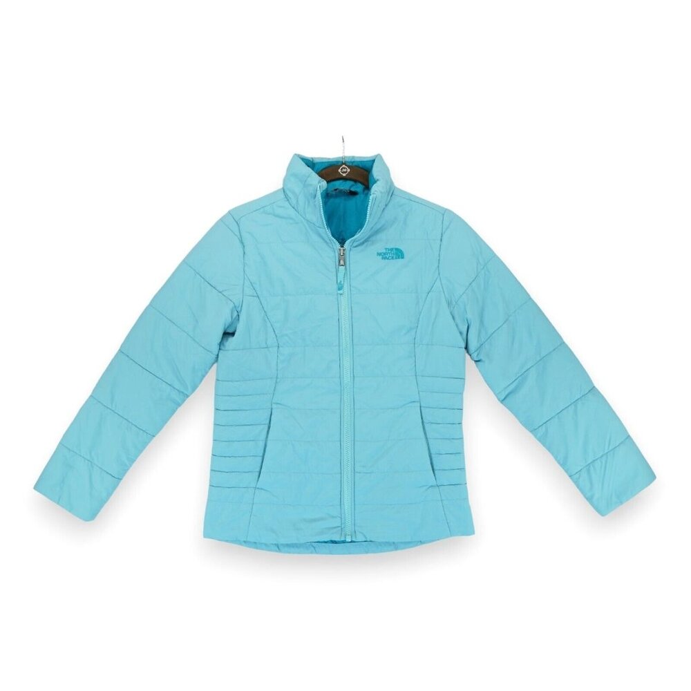 North Face Girls Harway Insulated Jacket Nimbus Blue Size L(14/16) MSRP $80.00